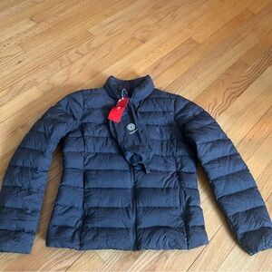 Women’s Packable Down Jacket Gray Size Small NWT